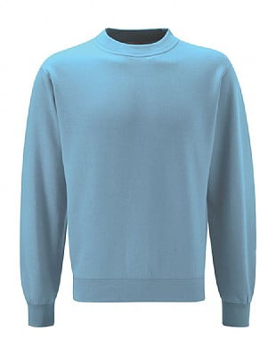 Blue Max Banner Select Drop Shoulder Sweatshirt 3SD - Sky