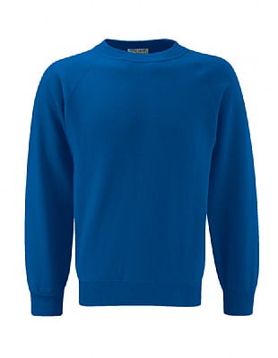 Blue Max Banner Select Raglan Crew Neck Sweatshirt 3SR - Dark Royal