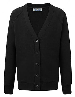 Blue Max Banner Classic Raglan Cardigan 3SU - Black