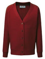 Blue Max Banner Classic Raglan Cardigan 3SU - Maroon