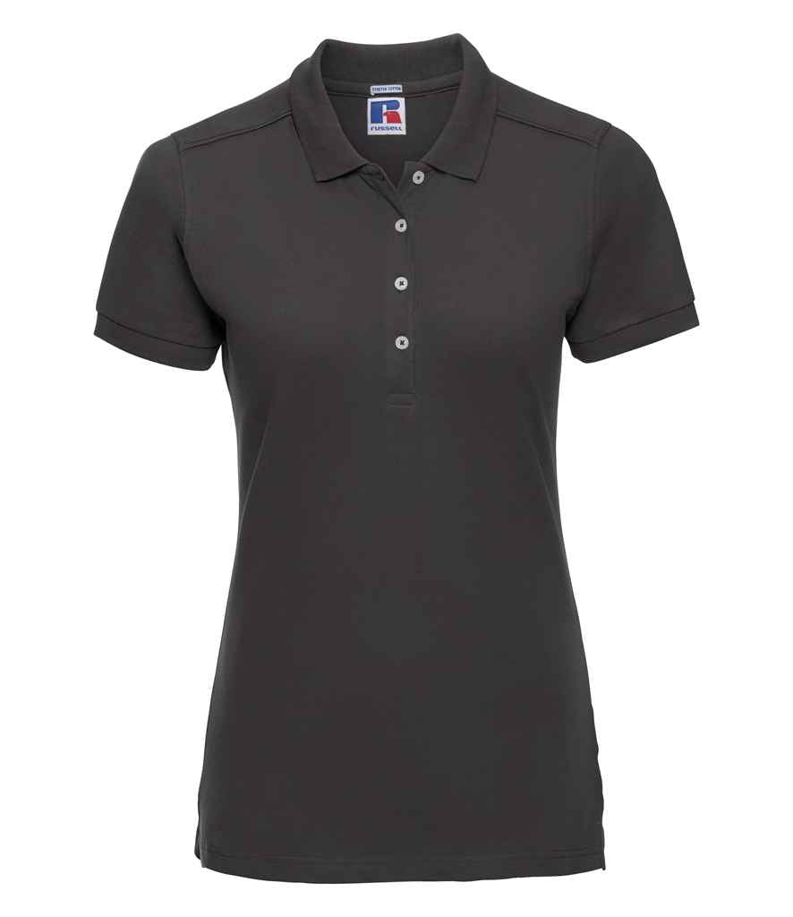 Russell Athletic Ladies Stretch Piqué Polo Shirt 566F