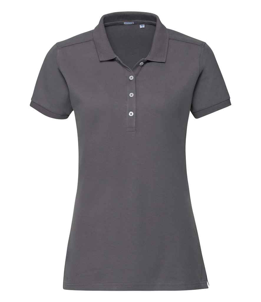 Russell Athletic Ladies Stretch Piqué Polo Shirt 566F