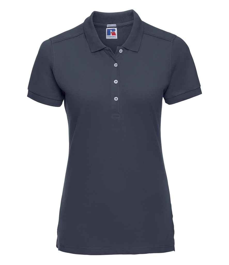 Russell Athletic Ladies Stretch Piqué Polo Shirt 566F