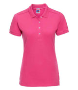 Russell Athletic Ladies Stretch Piqué Polo Shirt 566F