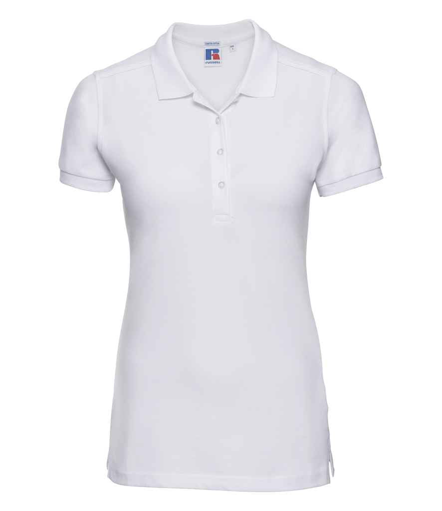 Russell Athletic Ladies Stretch Piqué Polo Shirt 566F