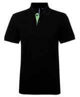 Asquith & Fox Men's classic fit contrast polo AQ012