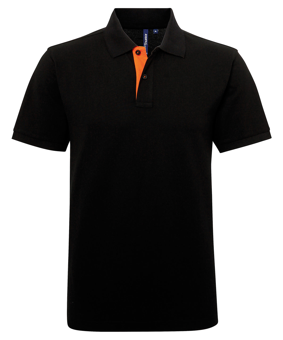 Asquith & Fox Men's classic fit contrast polo AQ012