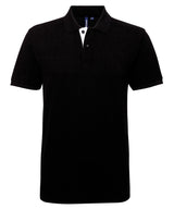 Asquith & Fox Men's classic fit contrast polo AQ012