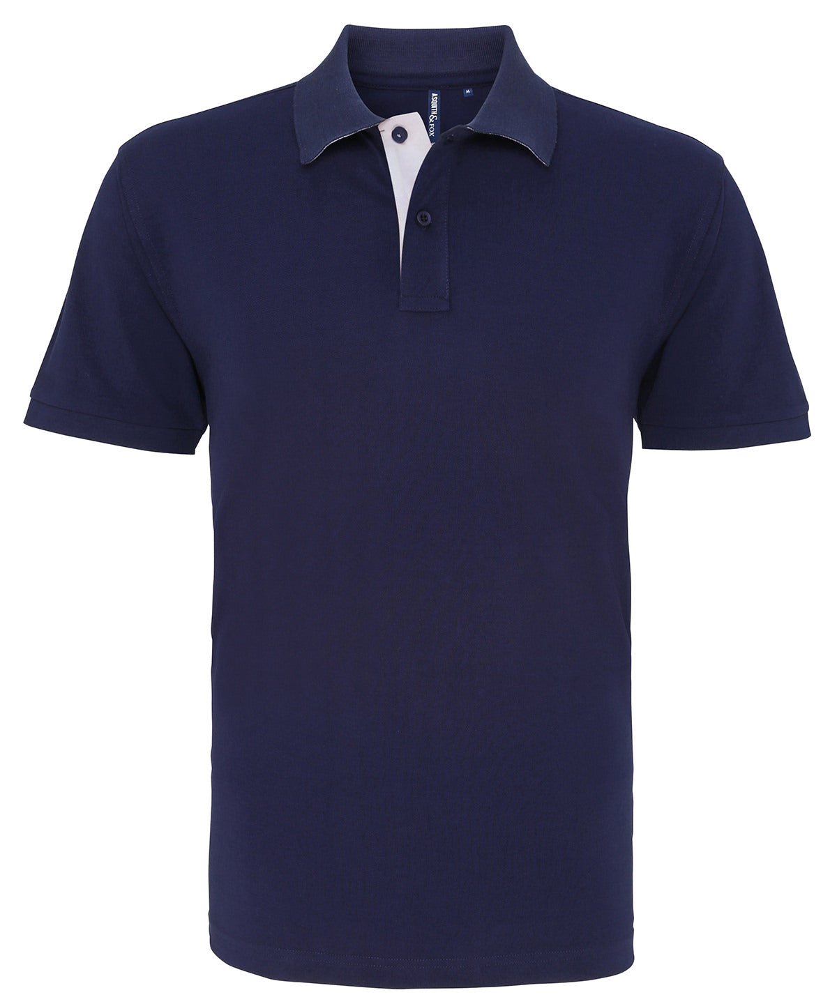 Asquith & Fox Men's classic fit contrast polo AQ012
