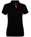 Asquith & Fox Women's contrast polo AQ022