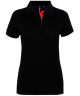 Asquith & Fox Women's contrast polo AQ022