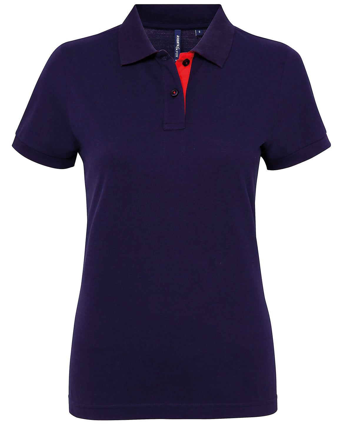Asquith & Fox Women's contrast polo AQ022