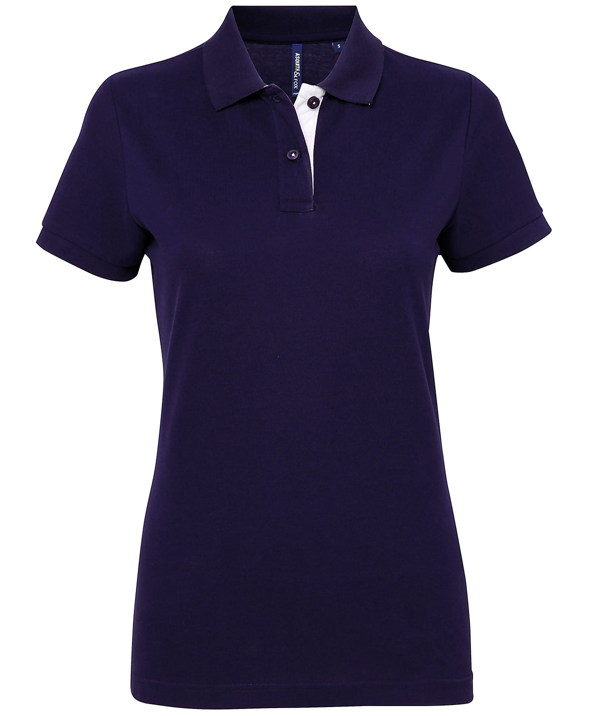 Asquith & Fox Women's contrast polo AQ022