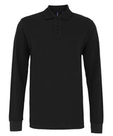 Asquith & Fox Men's classic fit long sleeved polo AQ030