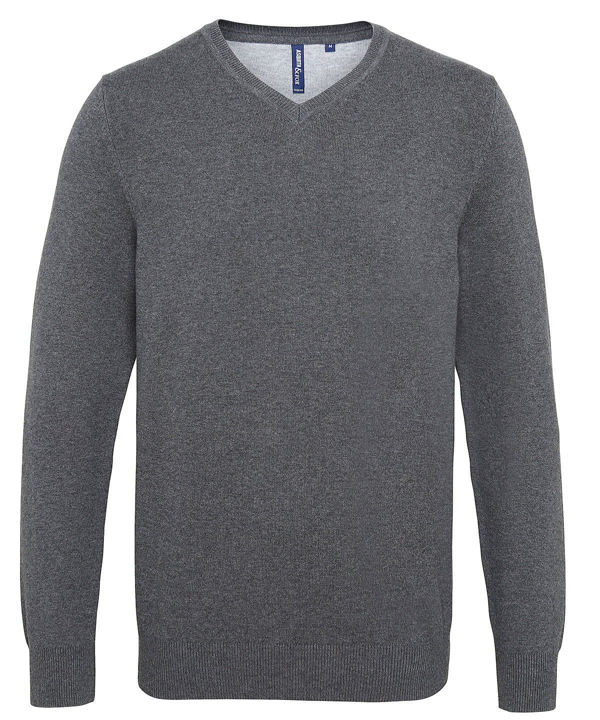 Asquith & Fox Men's cotton blend v-neck sweater AQ042