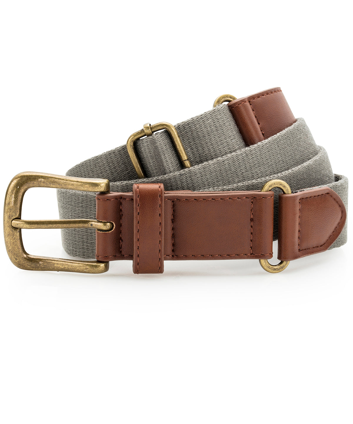 Asquith & Fox Faux leather and canvas belt AQ902