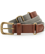 Asquith & Fox Faux leather and canvas belt AQ902