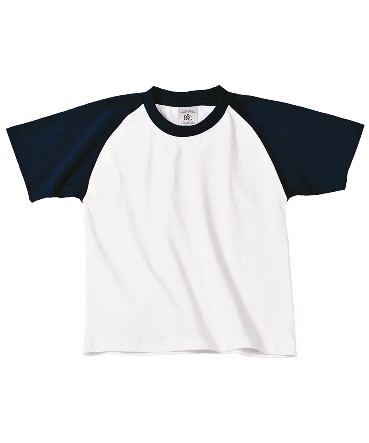 B&C Collection Baseball /kids - White/Navy