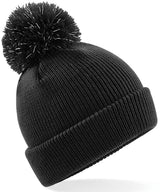 Beechfield Junior reflective bobble beanie B406B