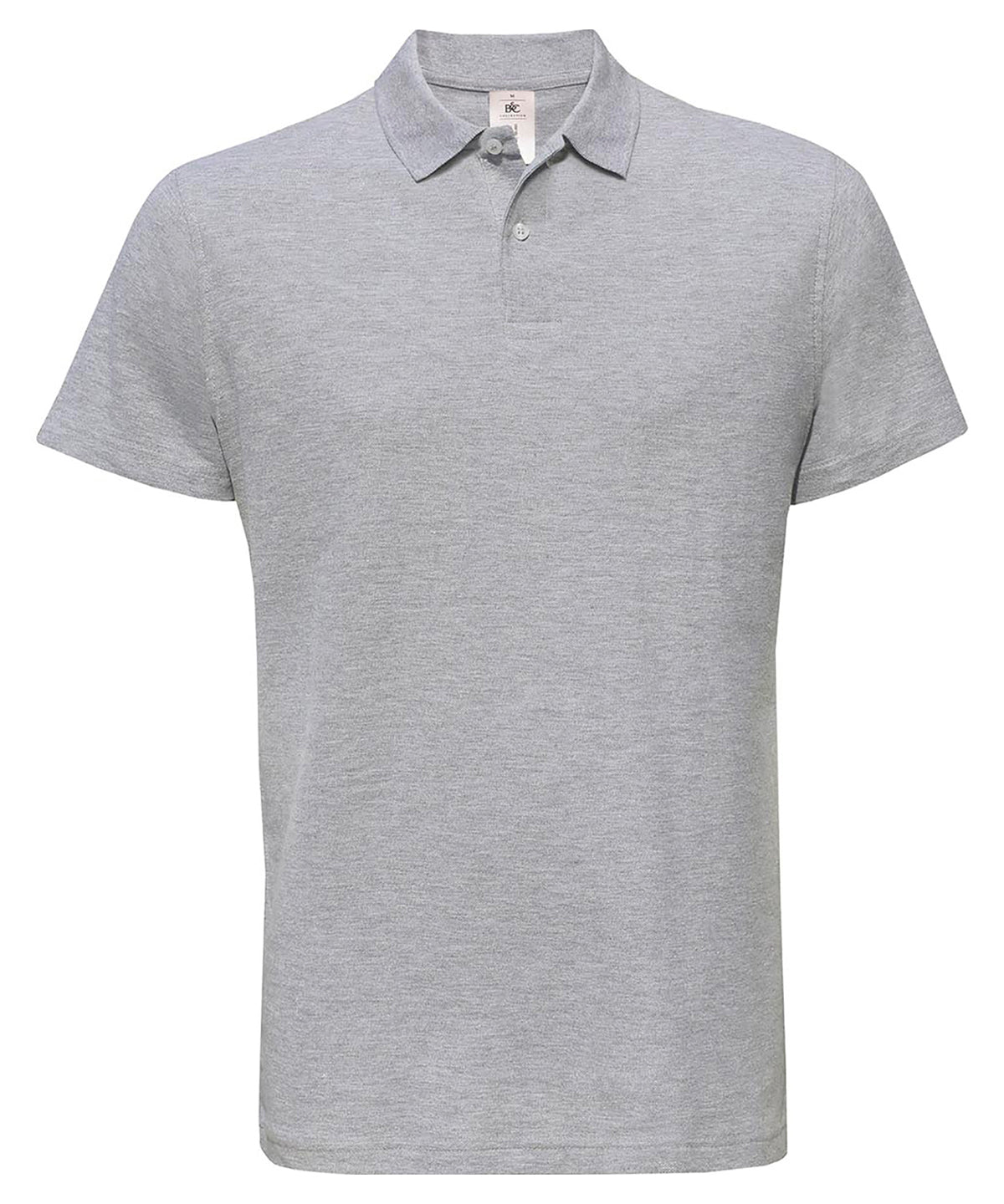 B&C Collection ID.001 polo - Heather Grey