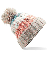 Beechfield Corkscrew pom pom beanie BC486