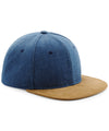 Beechfield Suede peak snapback BC668