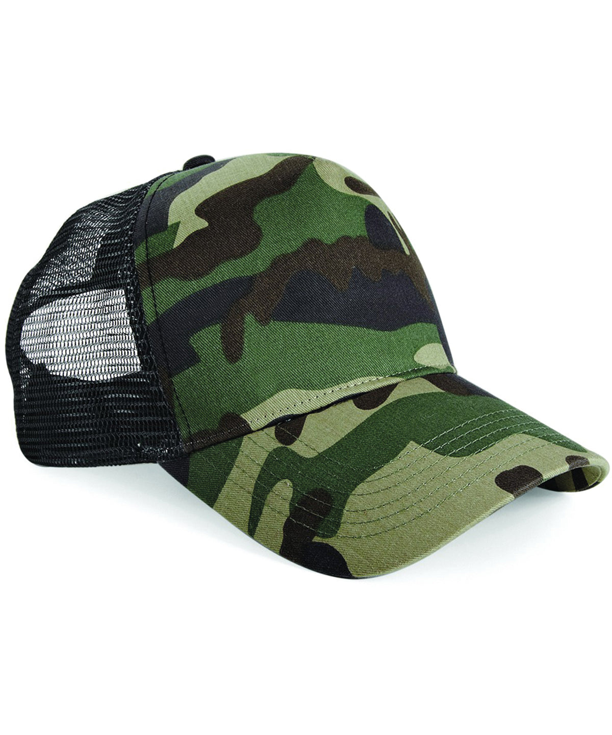 Beechfield Camo snapback trucker BC694