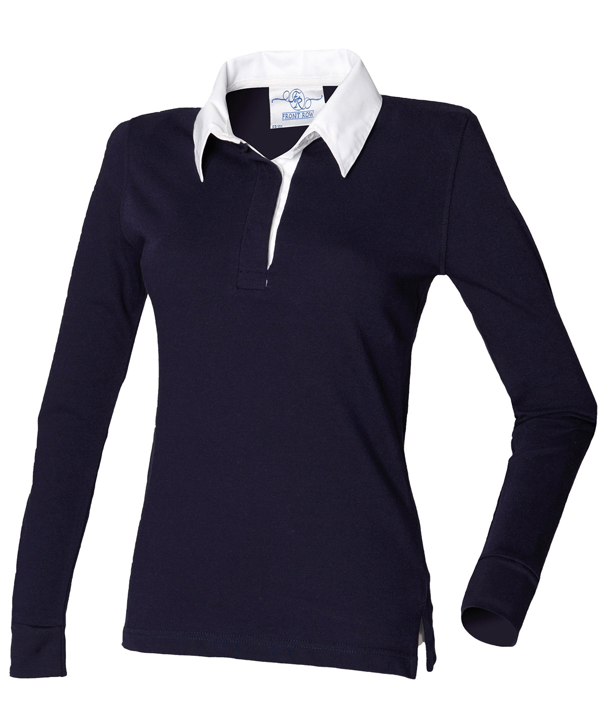 Front Row Women's long sleeve plain rugby shirt FR101
