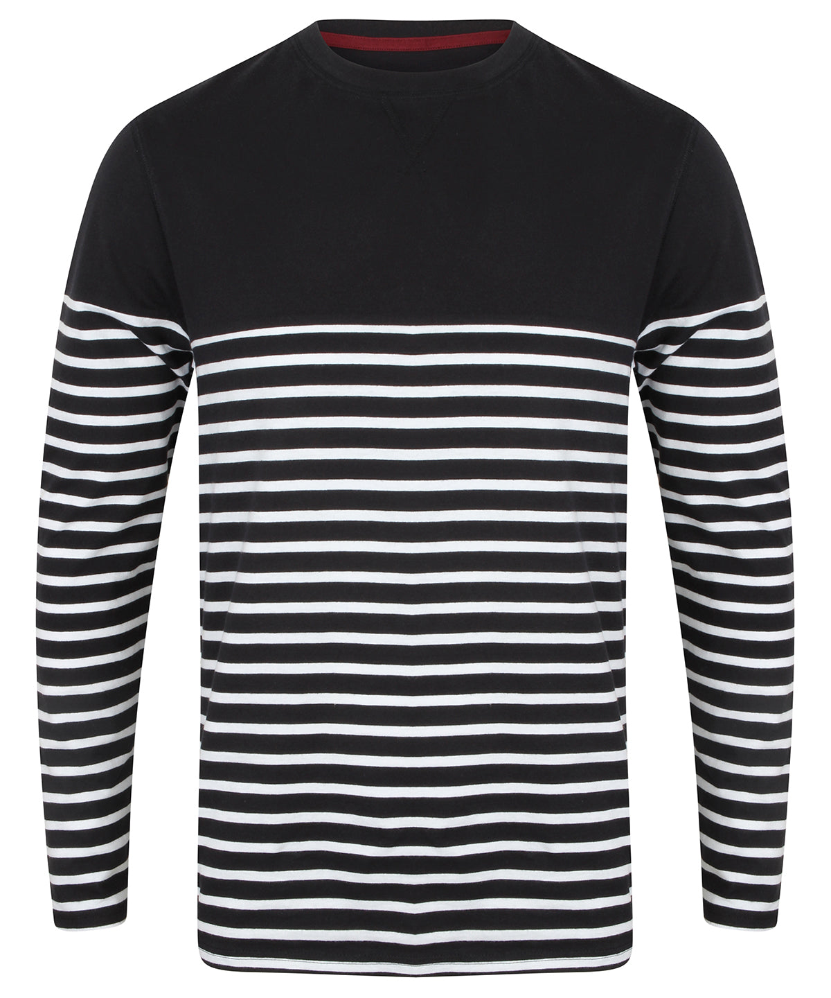 Front Row Long sleeve Breton striped T FR134