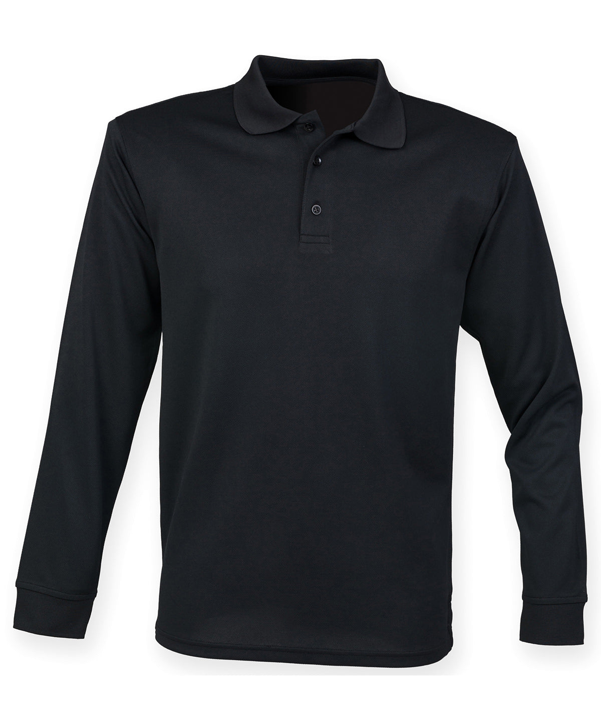 Henbury Long sleeve Coolplus polo shirt HB478