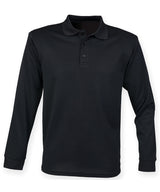 Henbury Long sleeve Coolplus polo shirt HB478