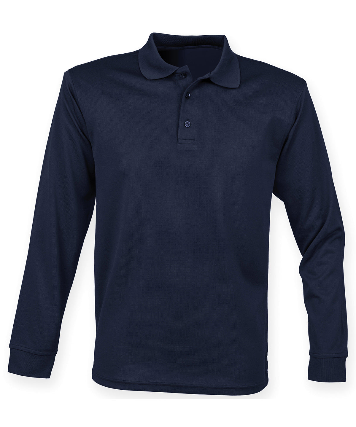 Henbury Long sleeve Coolplus polo shirt HB478