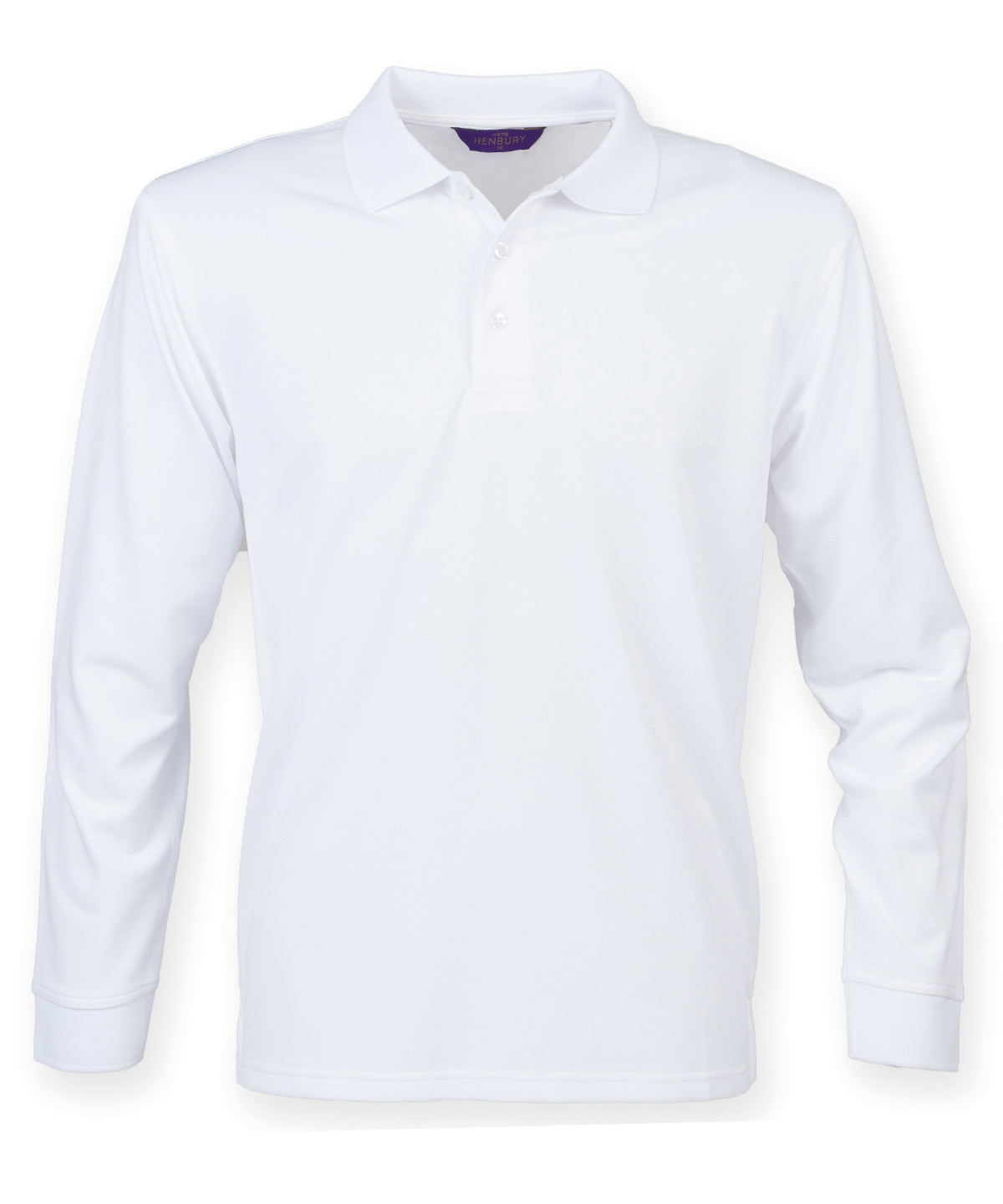 Henbury Long sleeve Coolplus polo shirt HB478