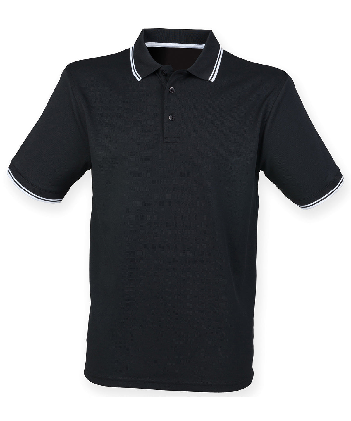 Henbury Double tipped Coolplus polo shirt HB482