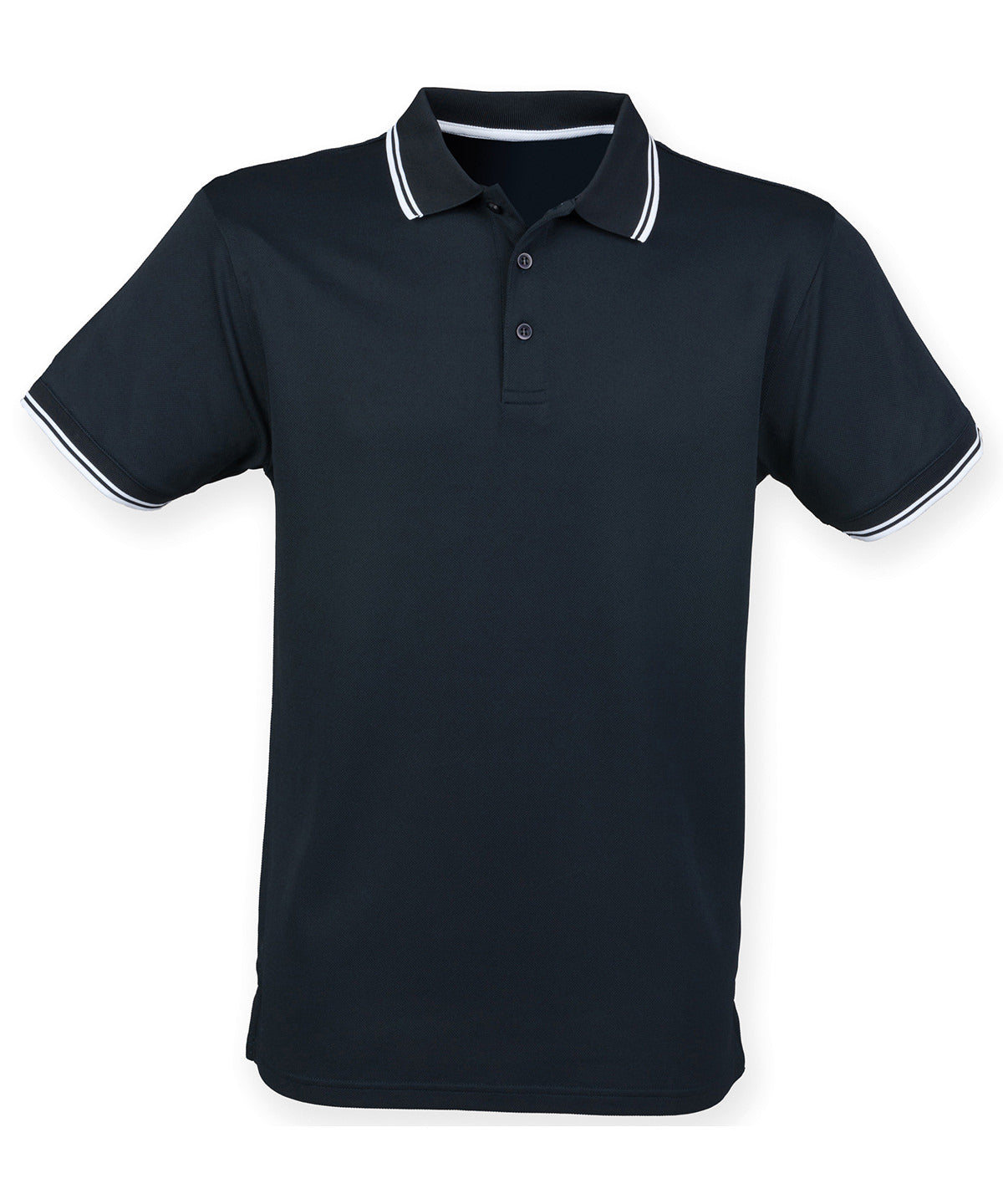 Henbury Double tipped Coolplus polo shirt HB482