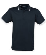 Henbury Double tipped Coolplus polo shirt HB482