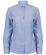 Henbury Women's modern long sleeve Oxford shirt HB513