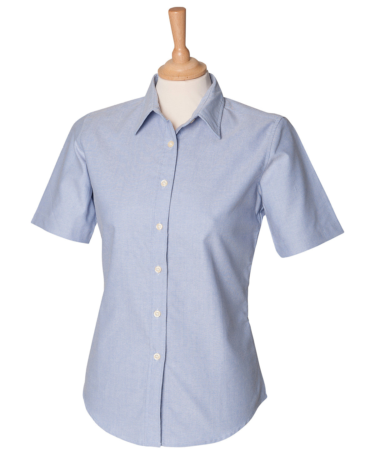 Henbury Women's short sleeve classic Oxford shirt HB516