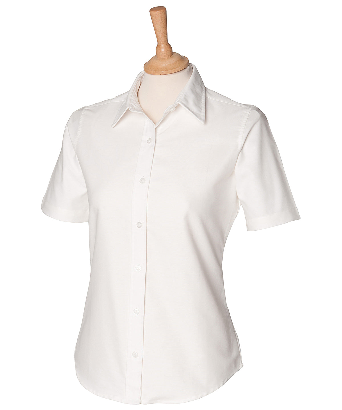 Henbury Women's short sleeve classic Oxford shirt HB516