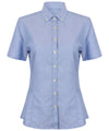 Henbury Women's modern short sleeve Oxford shirt HB518