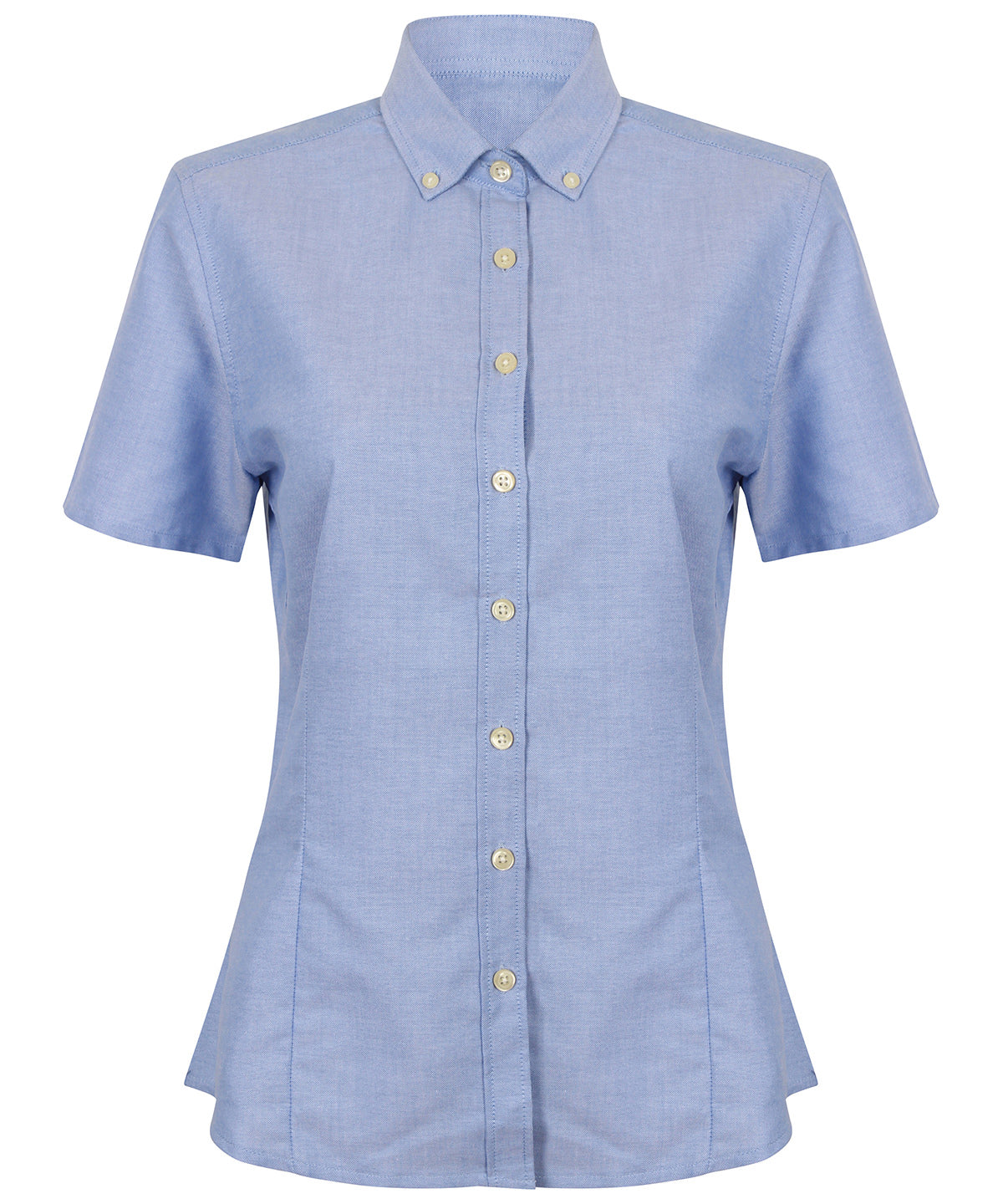 Henbury Women's modern short sleeve Oxford shirt HB518