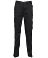 Henbury Women's 65/35 flat fronted chino trousers HB641