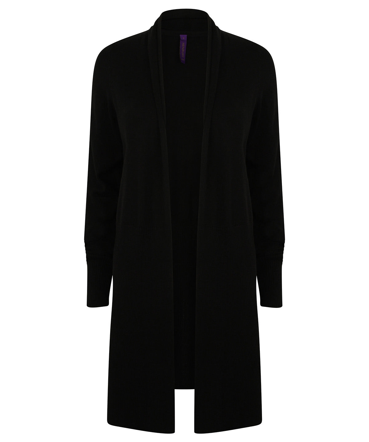 Henbury Women's longline open cardigan HB719