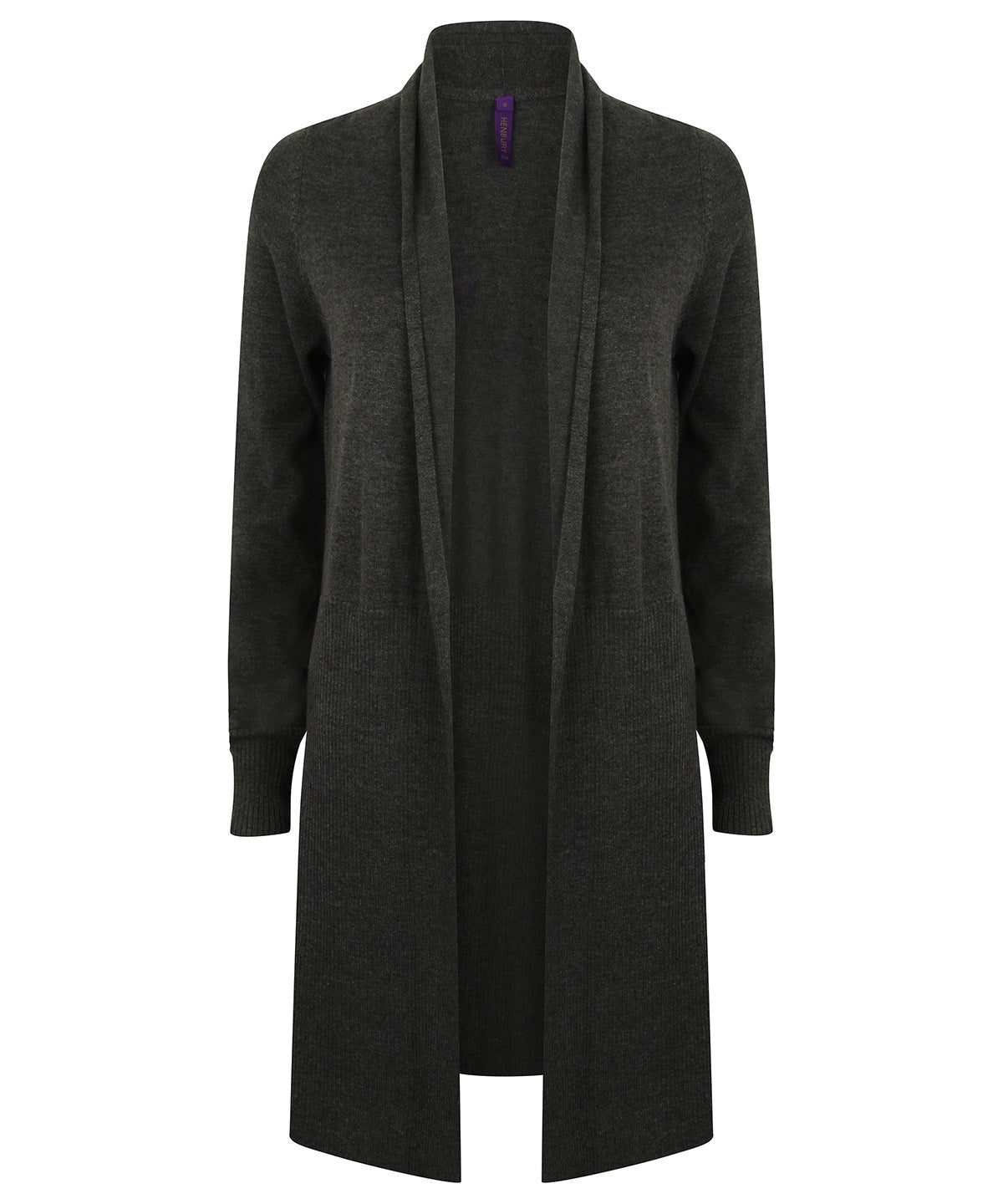 Henbury Women's longline open cardigan HB719