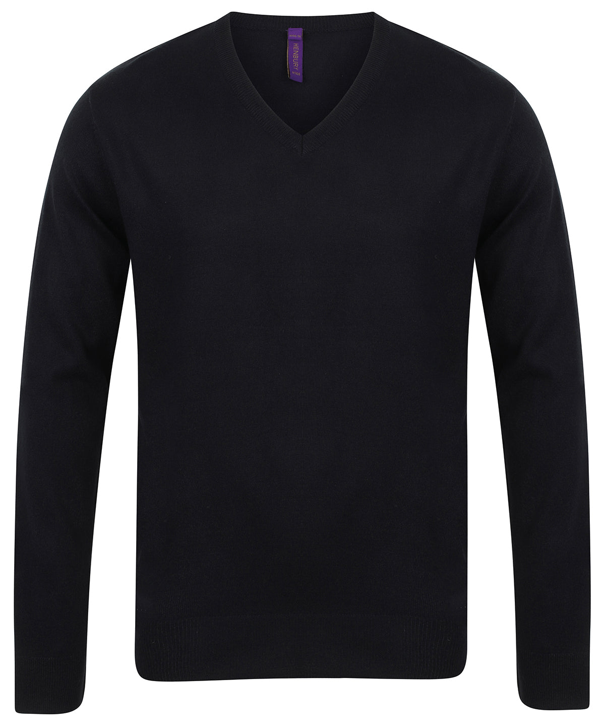 Henbury 12 gauge v-neck jumper HB720
