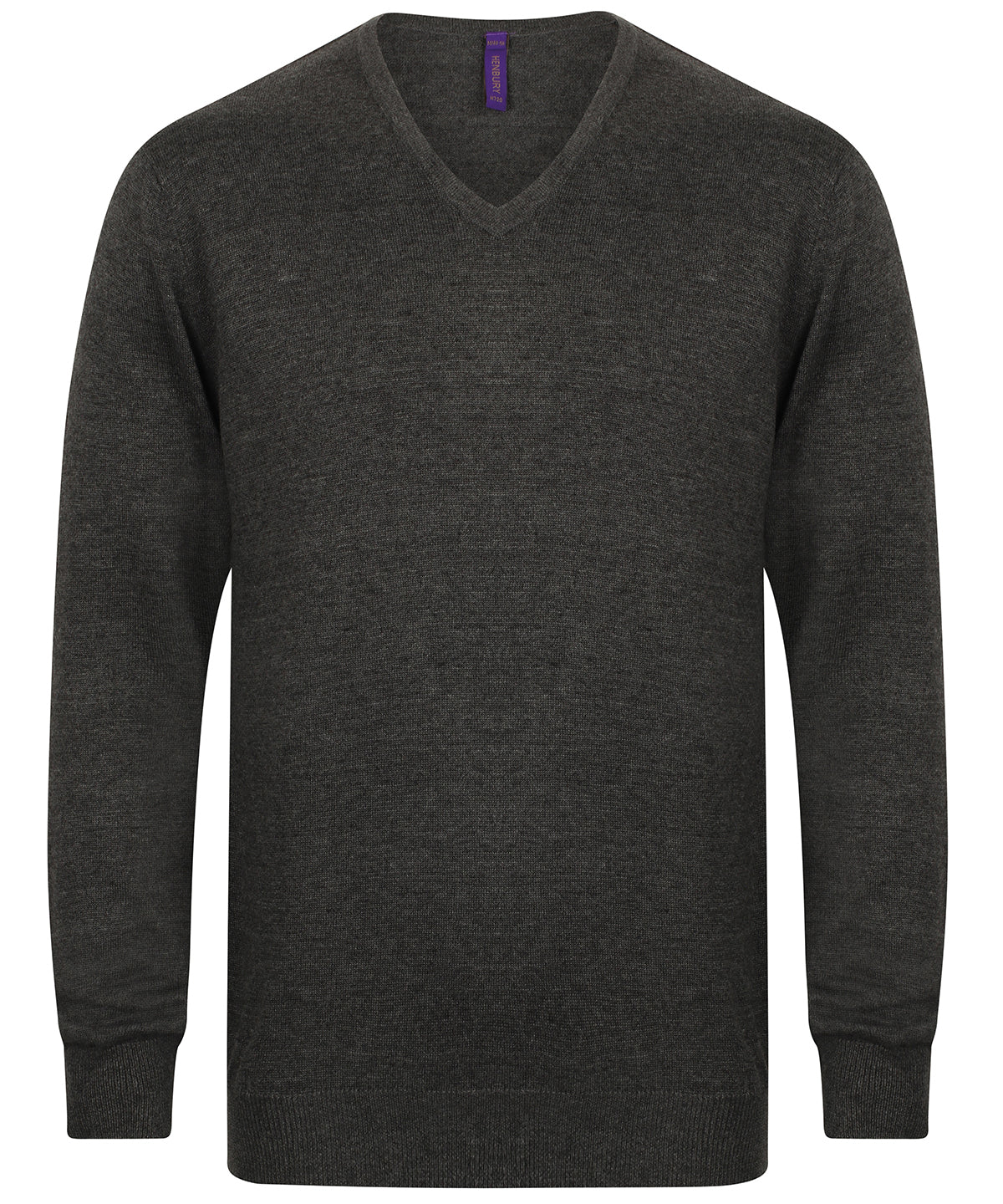 Henbury 12 gauge v-neck jumper HB720