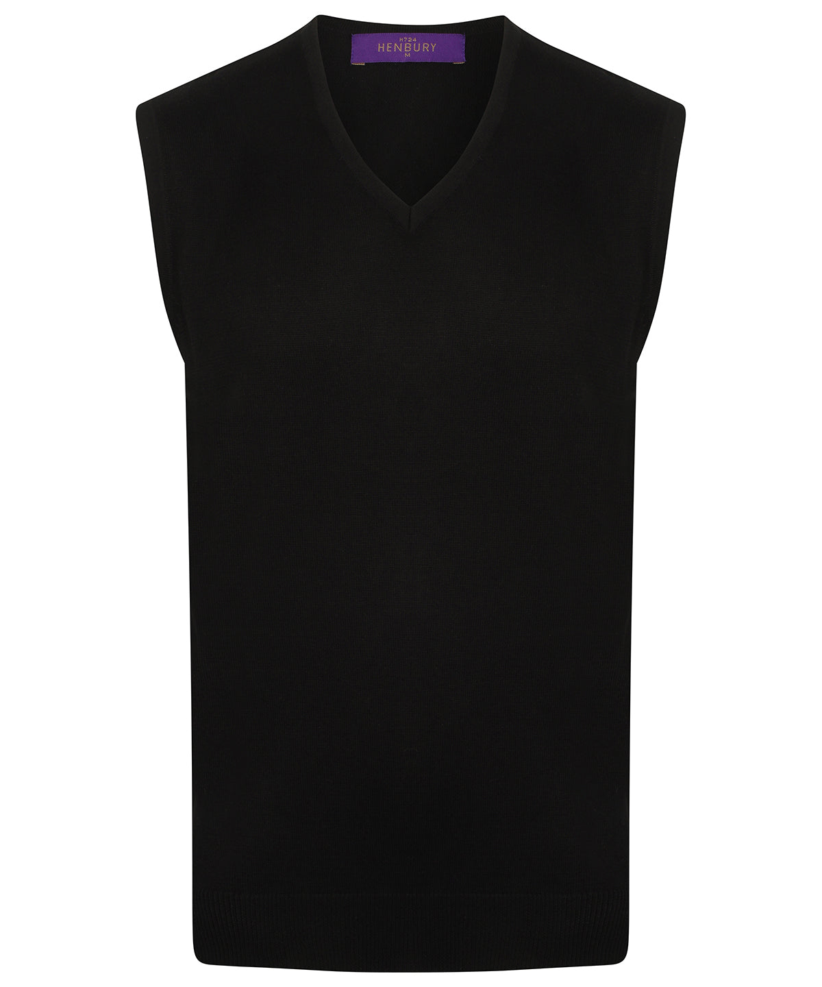Henbury Sleeveless v-neck jumper HB724
