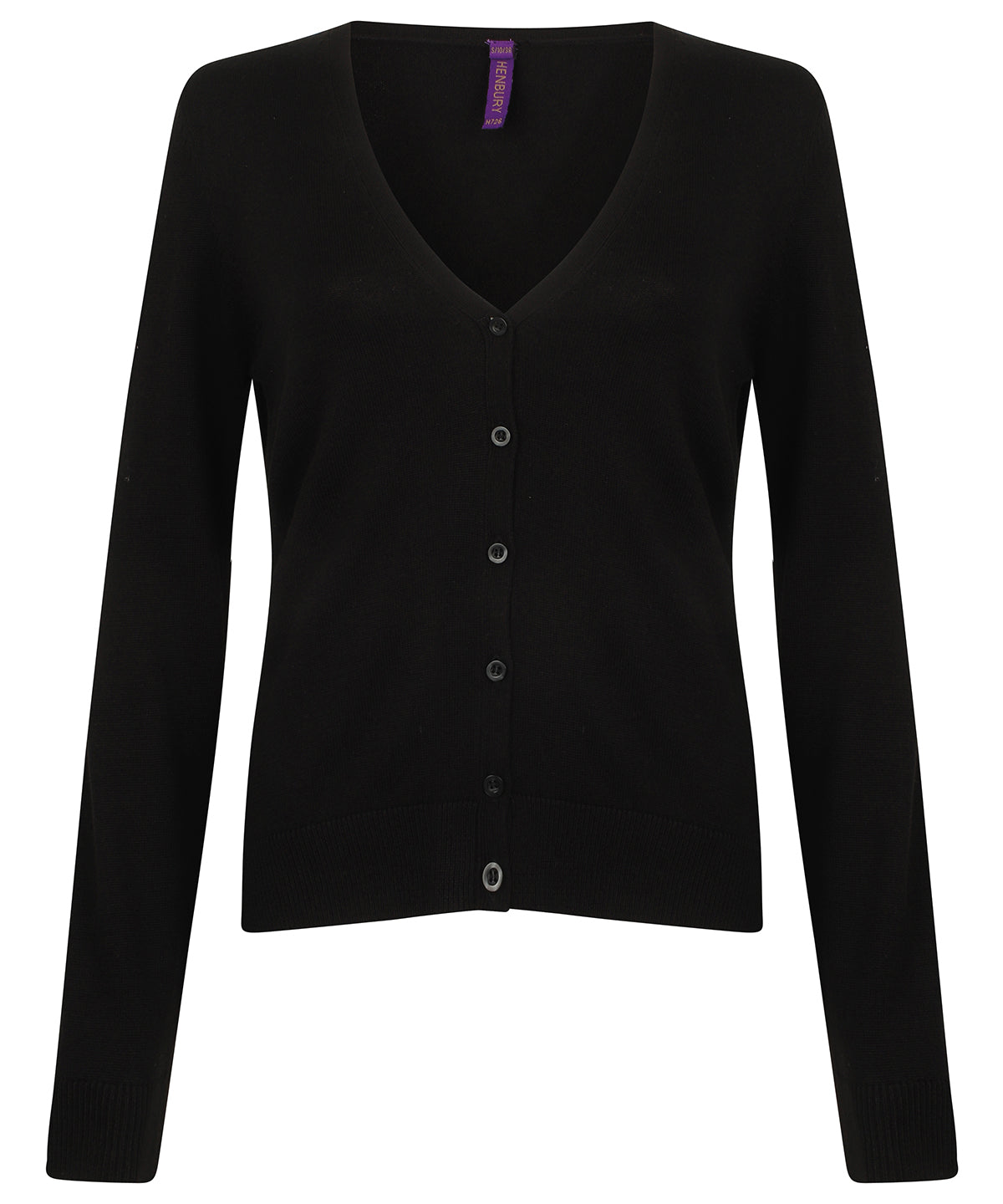 Henbury Women's v-neck cardigan HB726