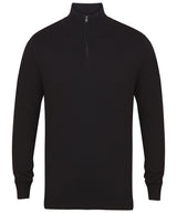 Henbury ¼ zip jumper HB729