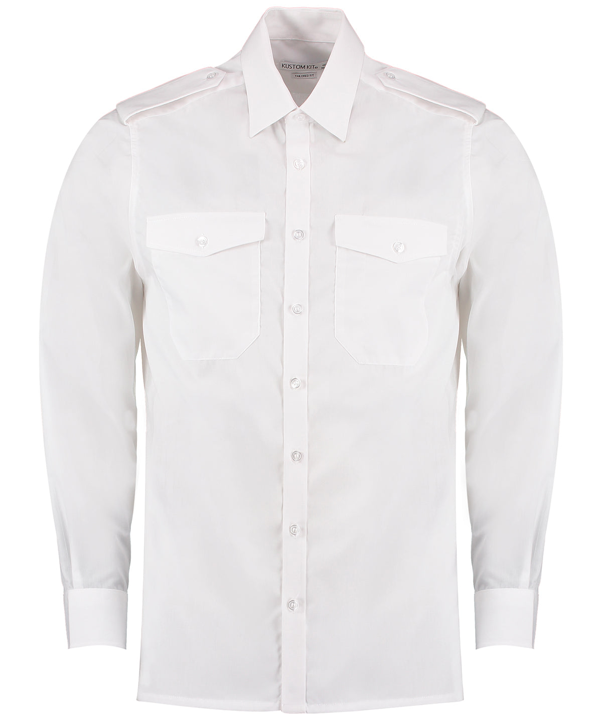 Kustom Kit Pilot shirt long sleeved KK134
